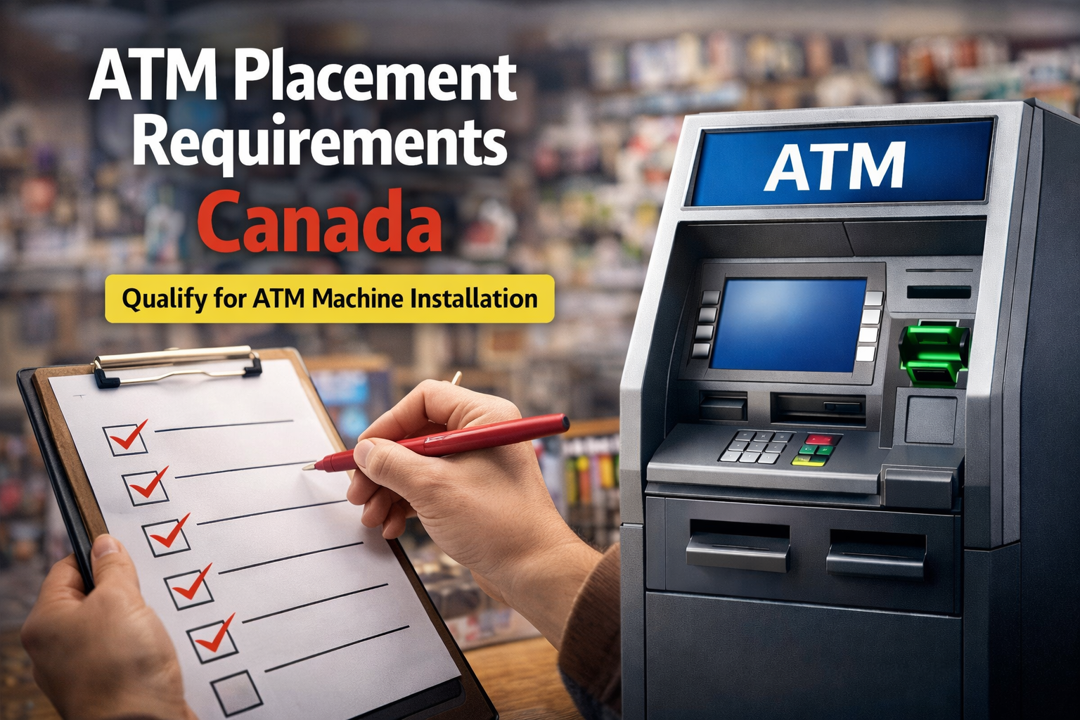 ATM placement requirements in Canada