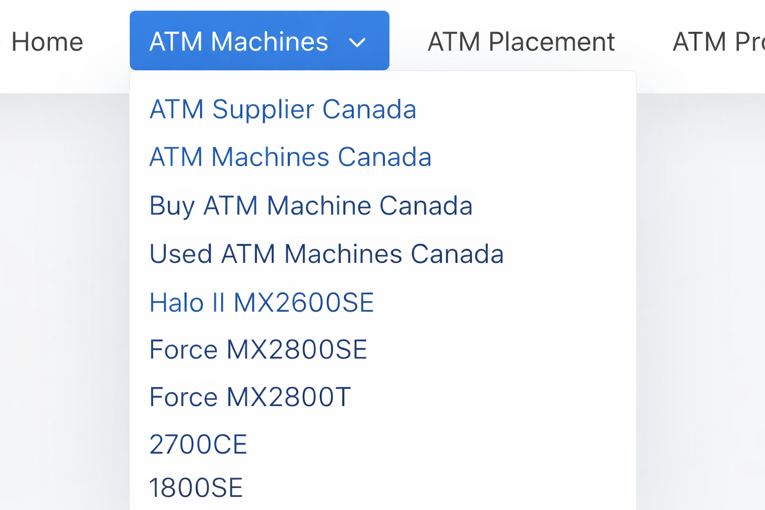 ATM supplier in Canada