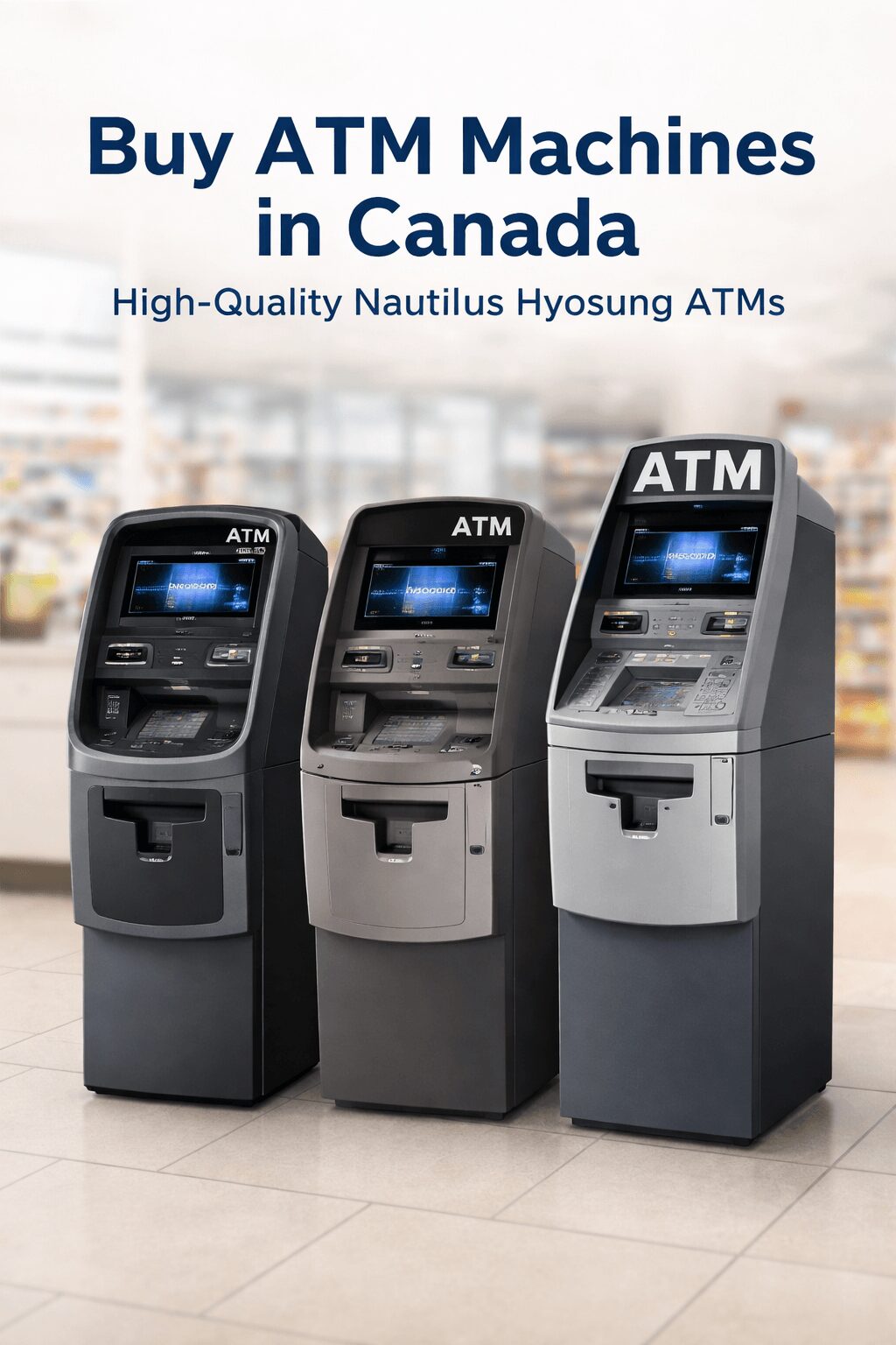 Buy ATM machines in Canada for retail businesses